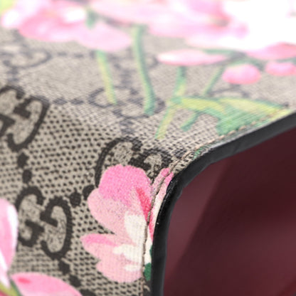 Gucci GG Supreme Monogram Blooms Large Cosmetic Case Beige Multicolor Dry Rose 11 of 11