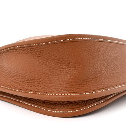 Hermes Taurillon Clemence Evelyne III PM Gold 9 of 14