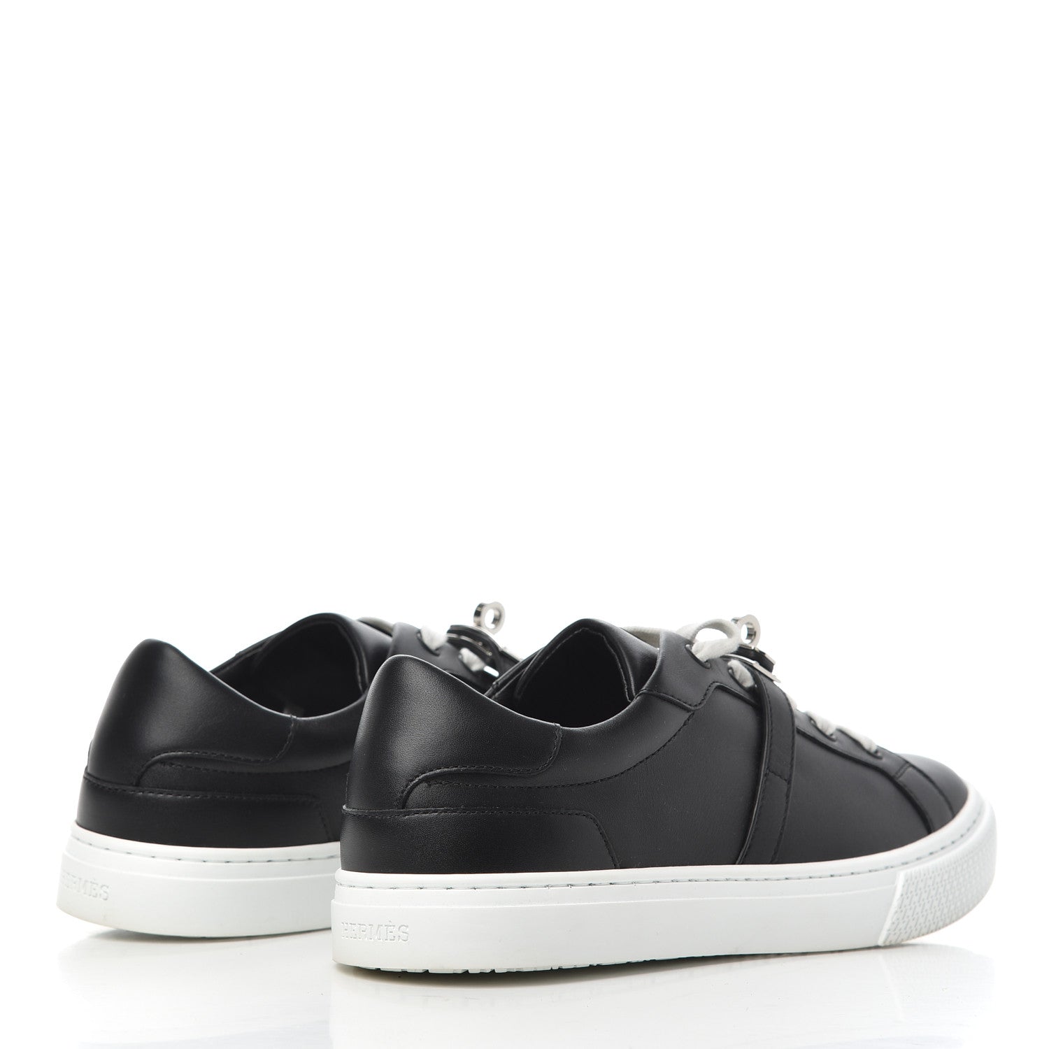 Hermes Calfskin Day Sneakers 36 Black 4 of 9