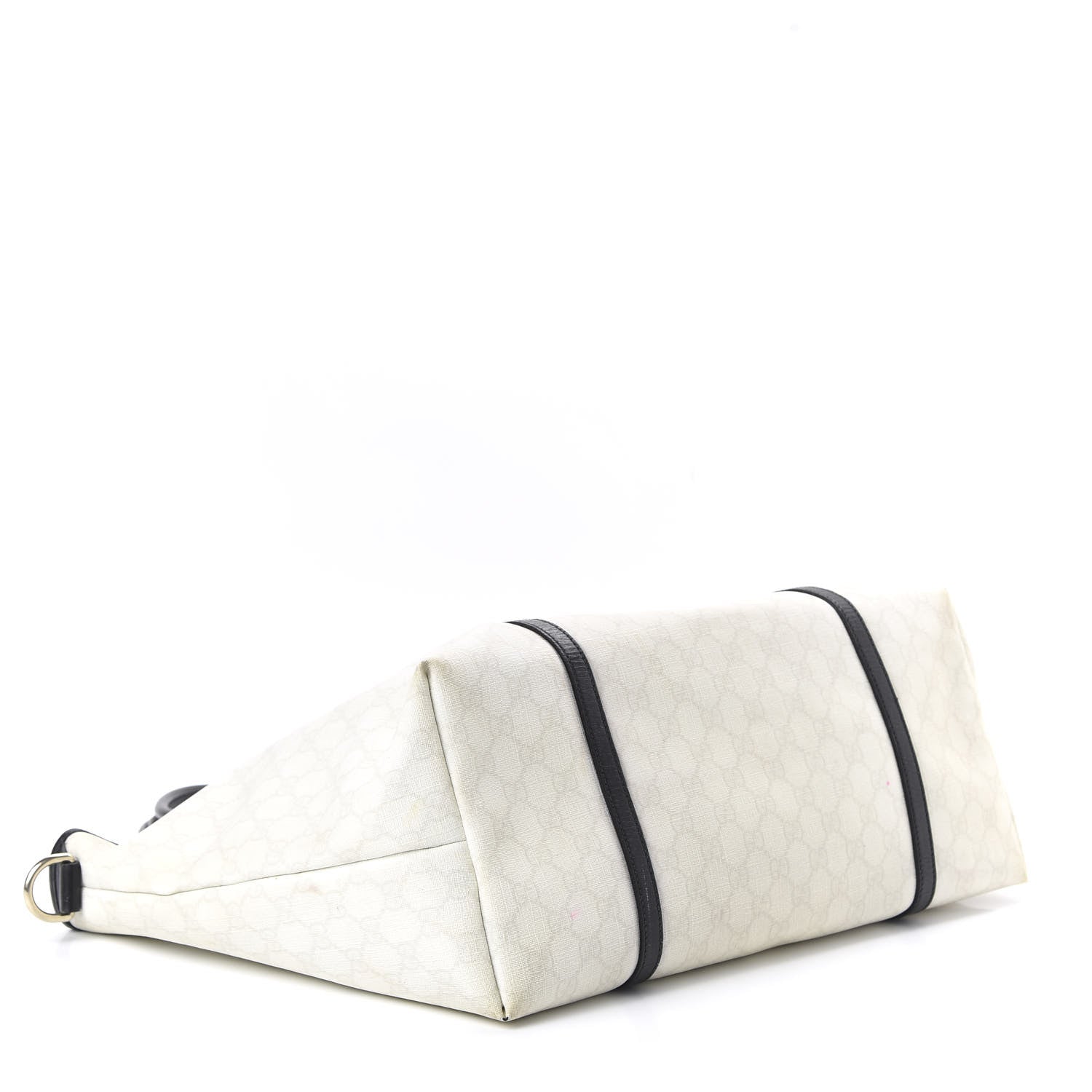 Gucci GG Plus Monogram Large Joy Tote White Black 4 of 12