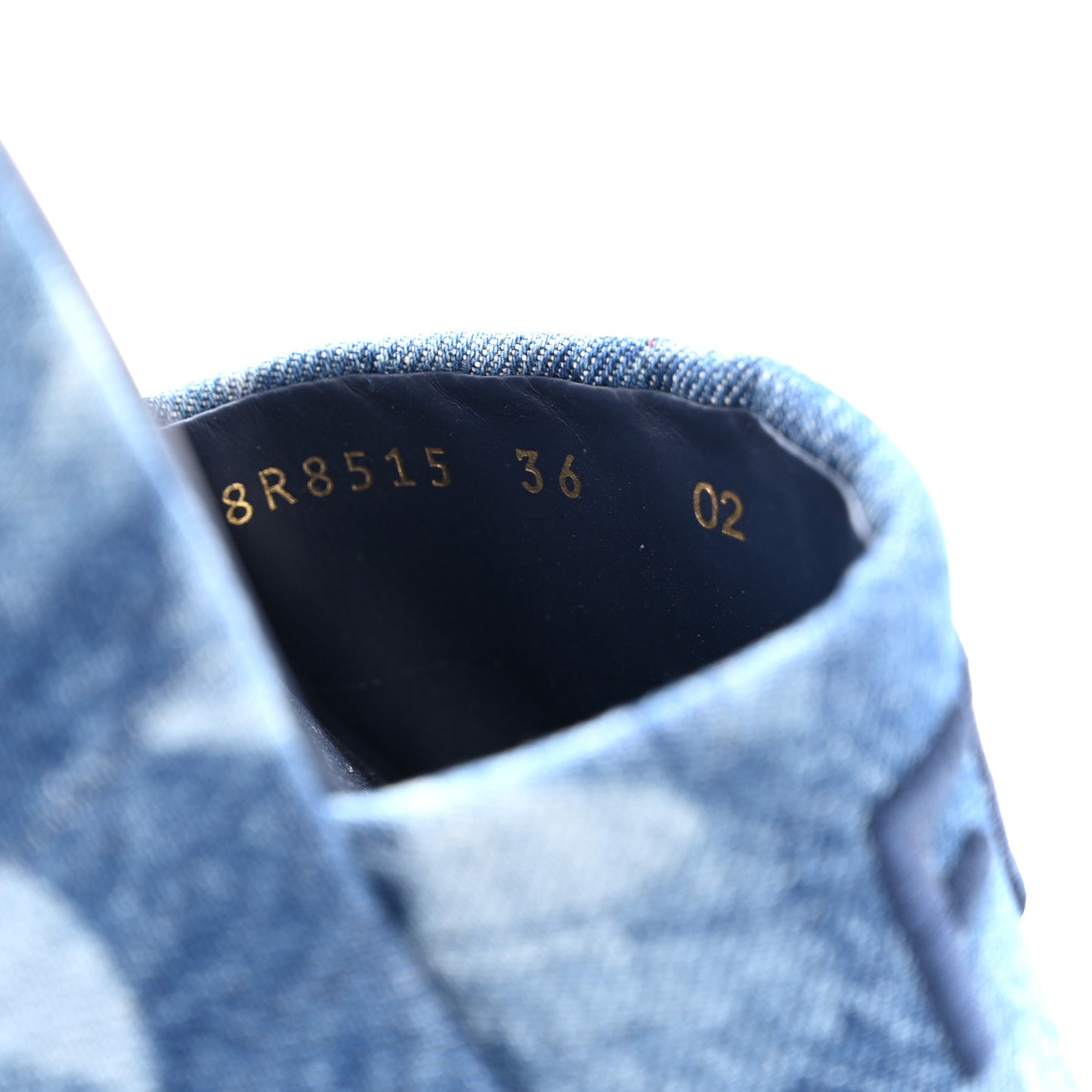 Denim Sea Garden Logo Sunshine Flatform Slide Sandals 36 Blue Medium Dark Blue