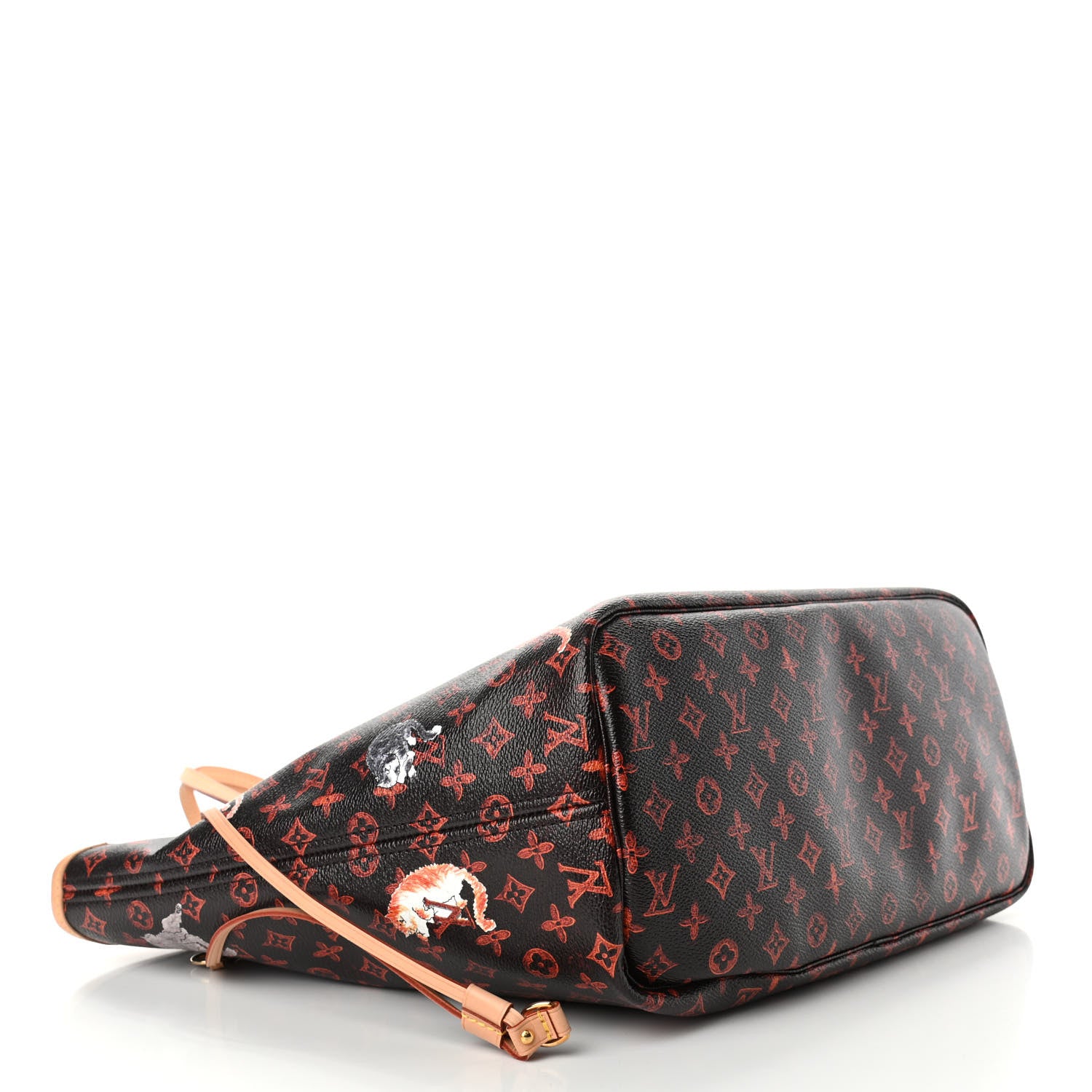 Louis Vuitton Catogram Neverfull MM Marron 4 of 4