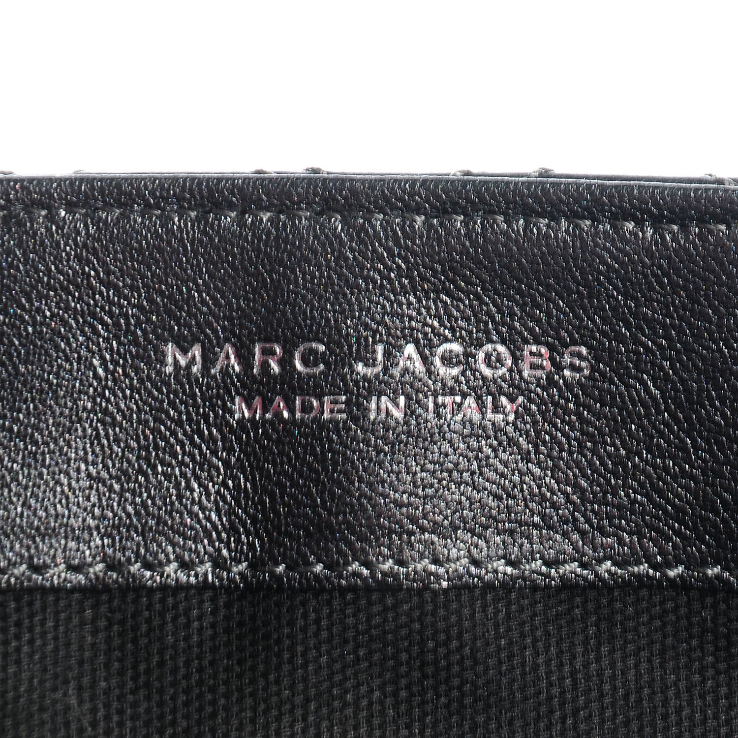 Marc Jacobs Lacquered Lambskin Baroque The XL Single Flap Pearl Anthracite 8 of 10