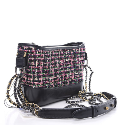Chanel Tweed Calfskin Small Gabrielle Hobo Multi 4 of 13