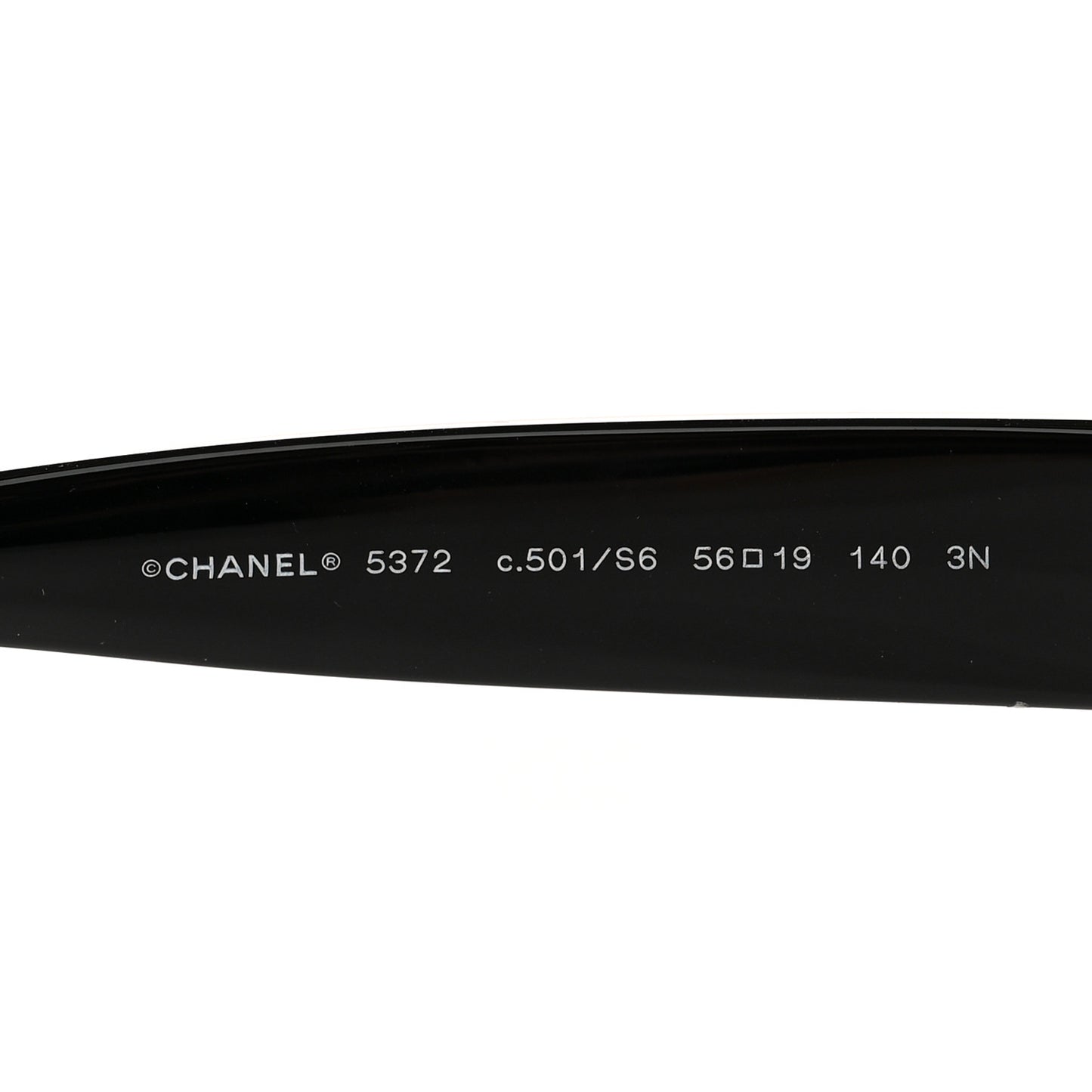 Oval CC Sunglasses 5372 Black