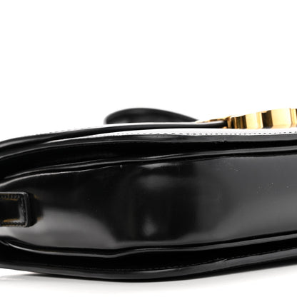 Celine Shiny Calfskin Medium Triomphe Black 8 of 9