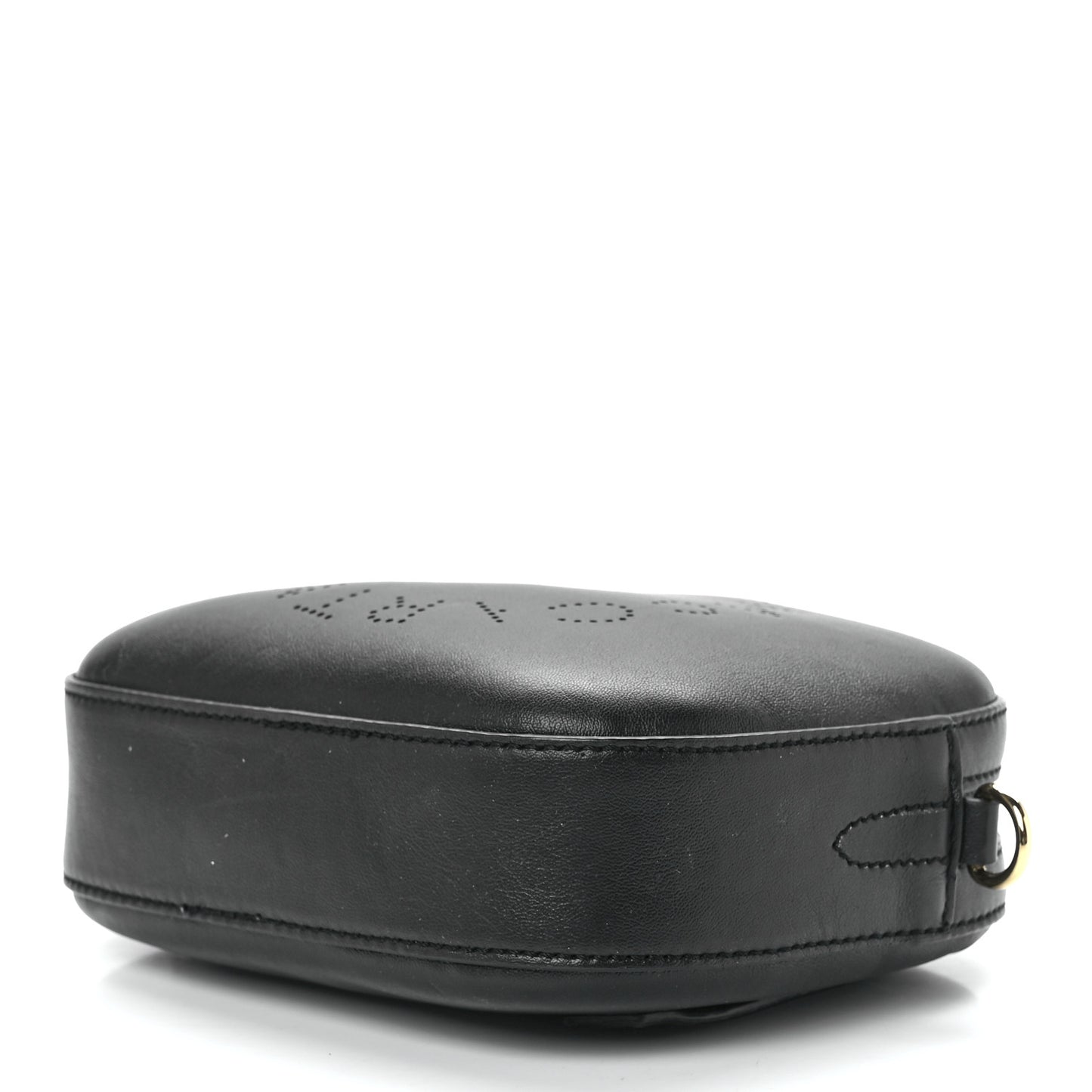Eco Alter Nappa Perforated Logo Mini Bag Black