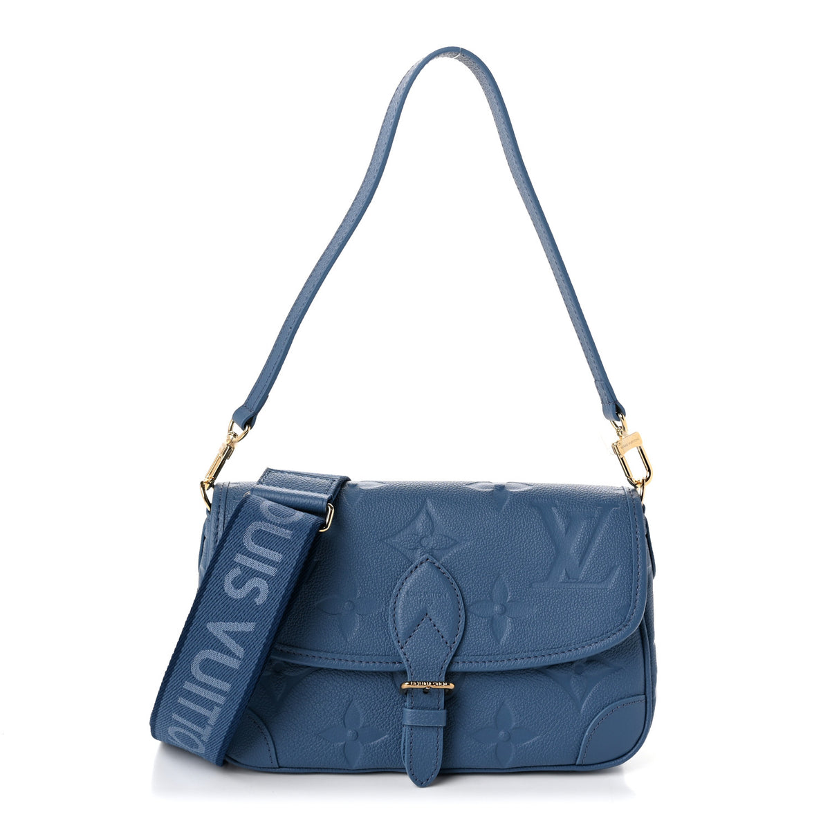 Louis Vuitton Empreinte Monogram Giant Diane Blue Jean 1 of 9