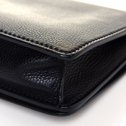 Christian Dior Grained Calfskin Dio(r)evolution Top Handle Flap Bag Black 10 of 10