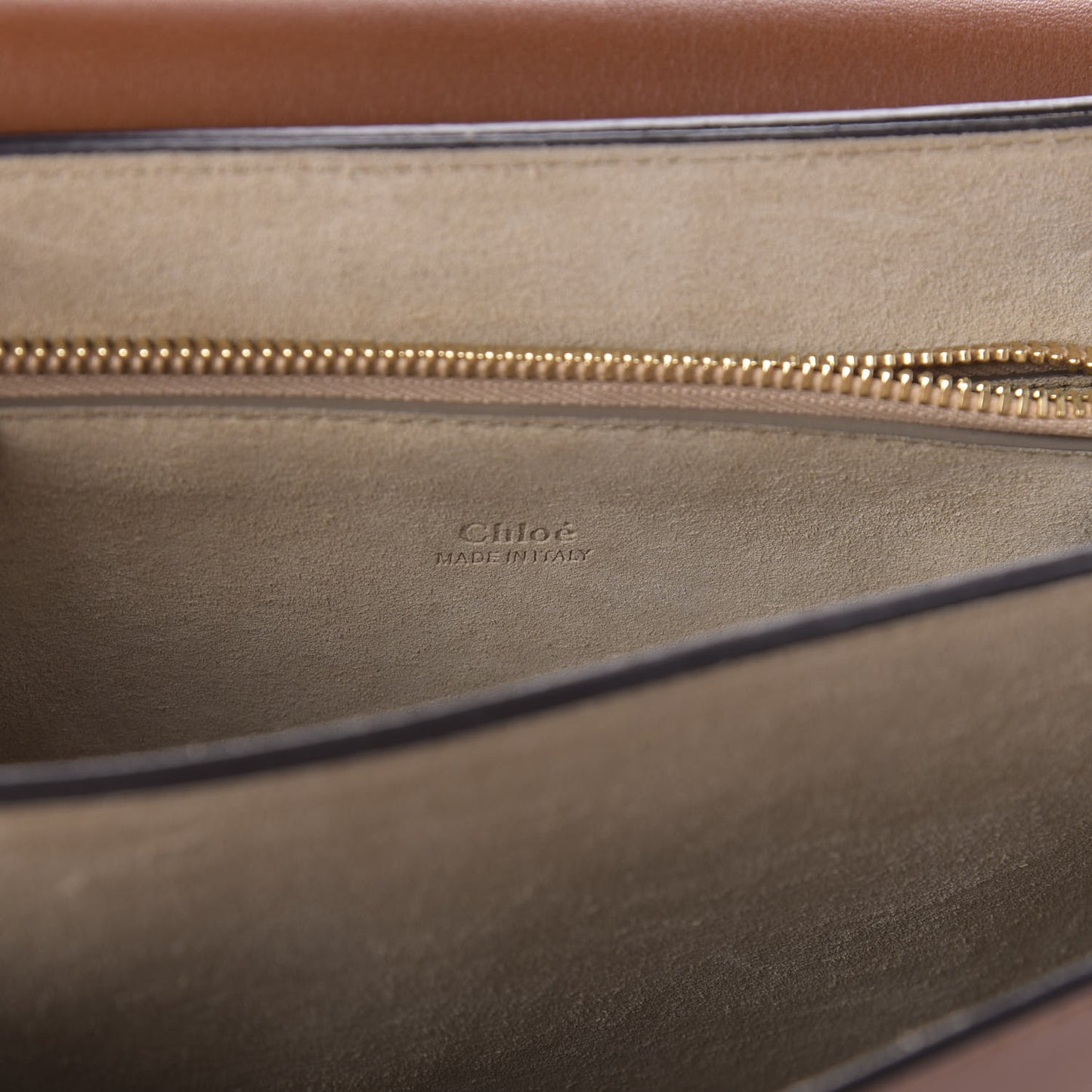 Suede Calfskin Medium Faye Shoulder Bag Tobacco