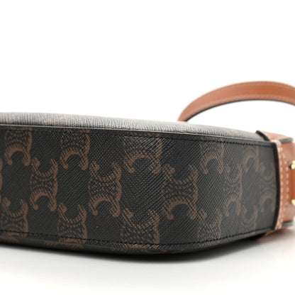 Celine Triomphe Canvas Small Camera Bag Tan 10 of 10