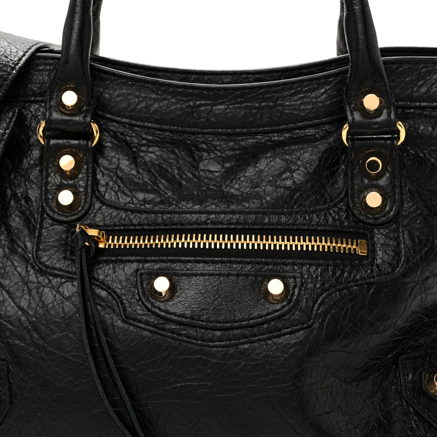 Agneau Classic Gold Hardware S City Black