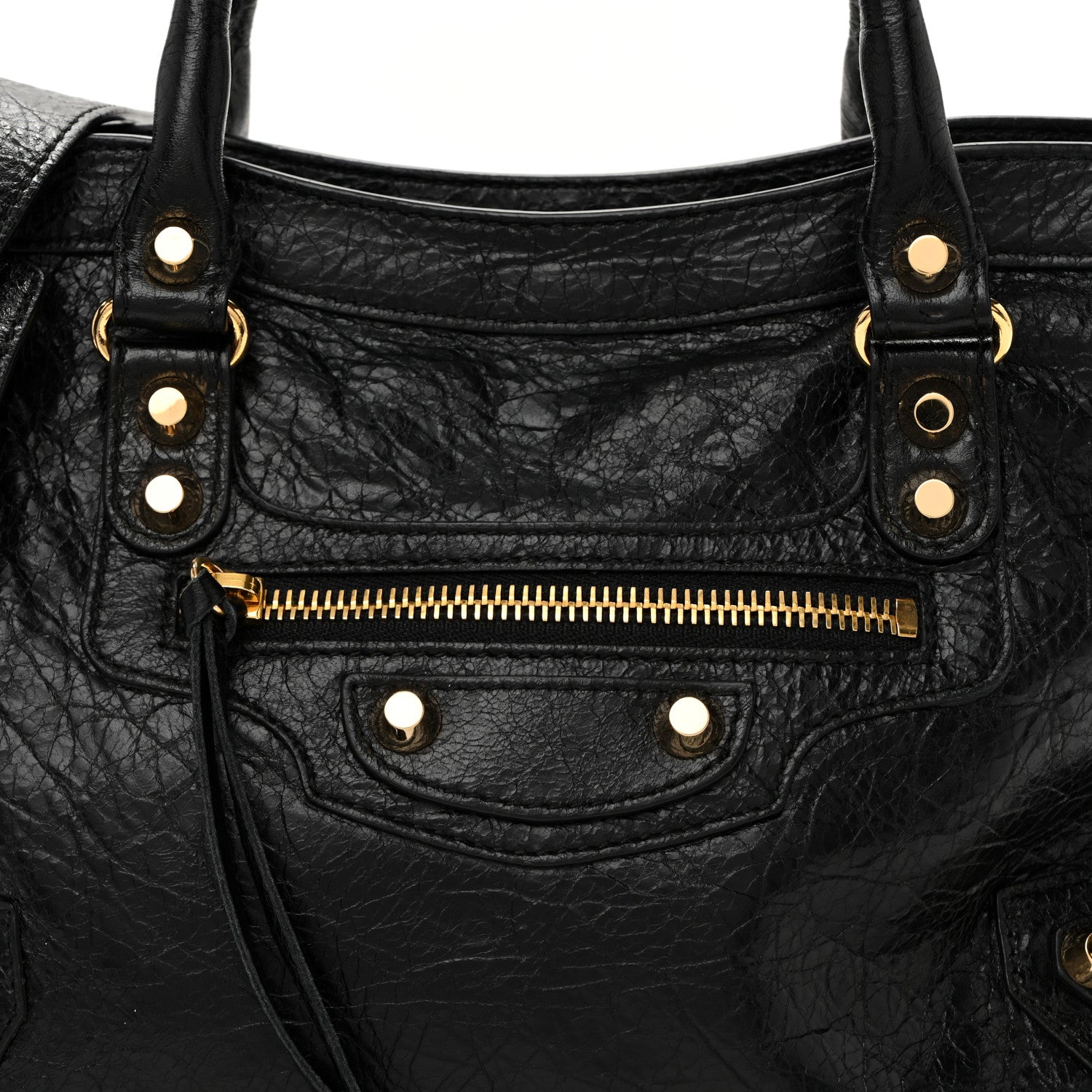 Balenciaga Agneau Classic Gold Hardware S City Black 8 of 10
