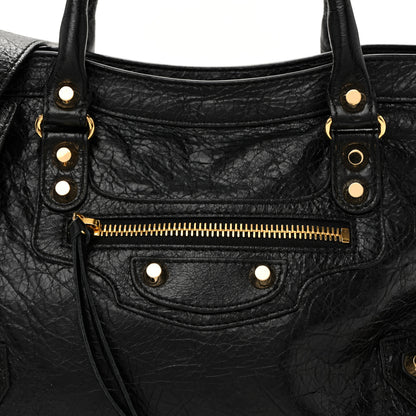 Balenciaga Agneau Classic Gold Hardware S City Black 8 of 10
