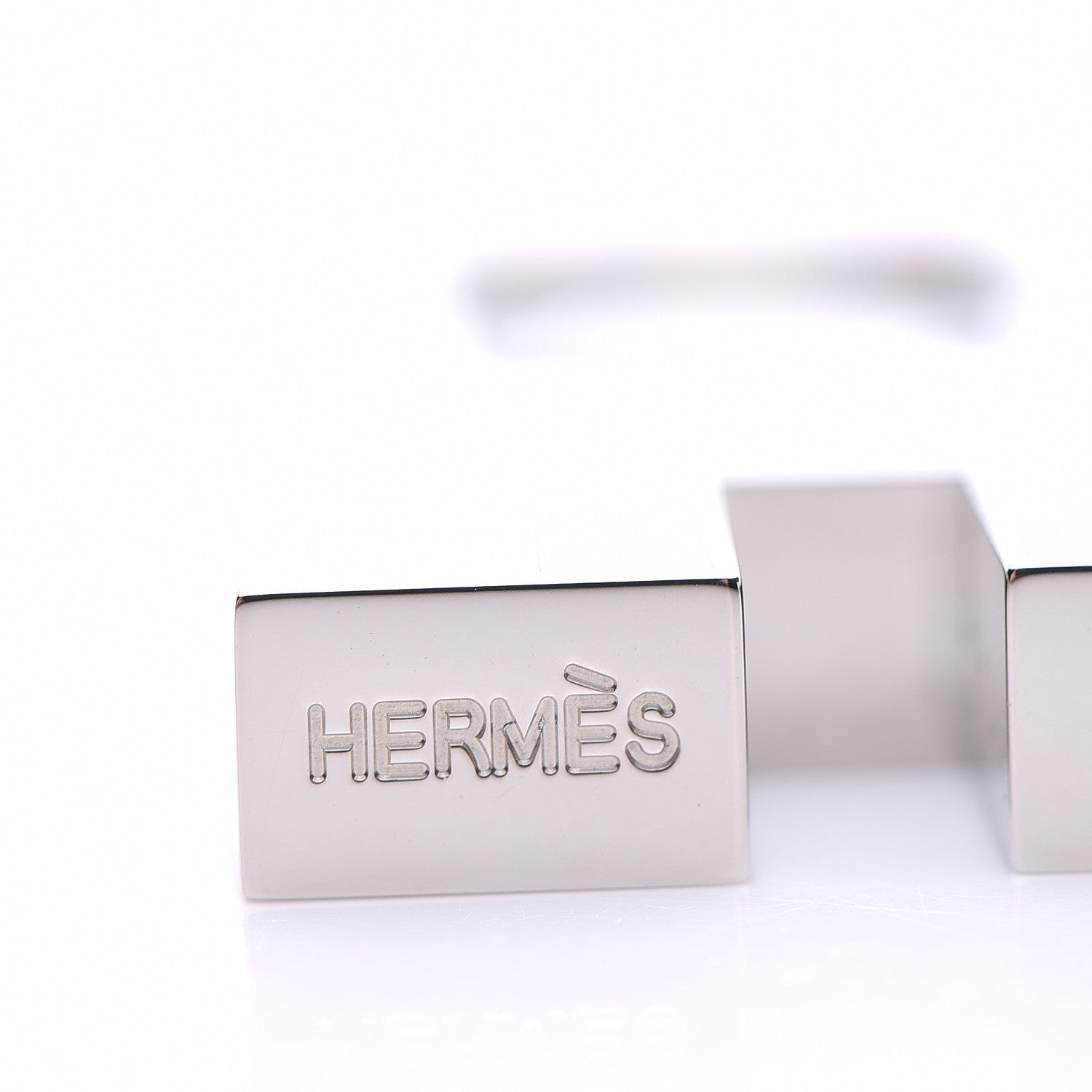 Hermes Palladium Lacquer Cadenas Neon Lock Ciel 5 of 6