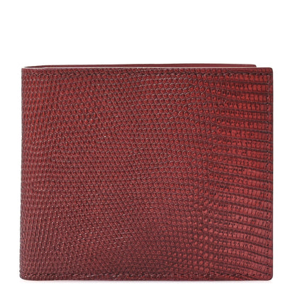 Bottega Veneta Lizard Bi-Fold Wallet Pink 1 of 6