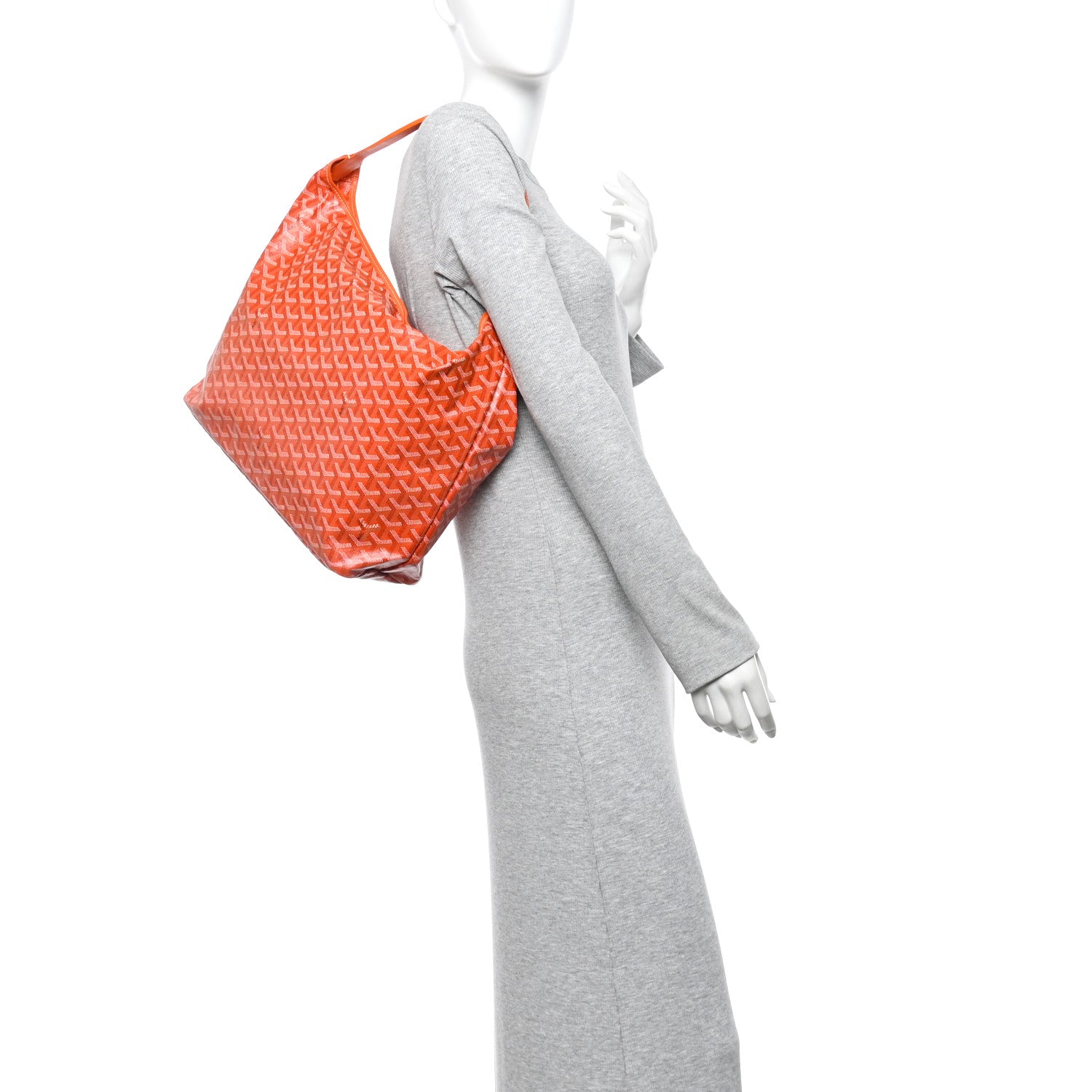 Goyard Goyardine Fidji Zip Hobo Orange 3 of 17