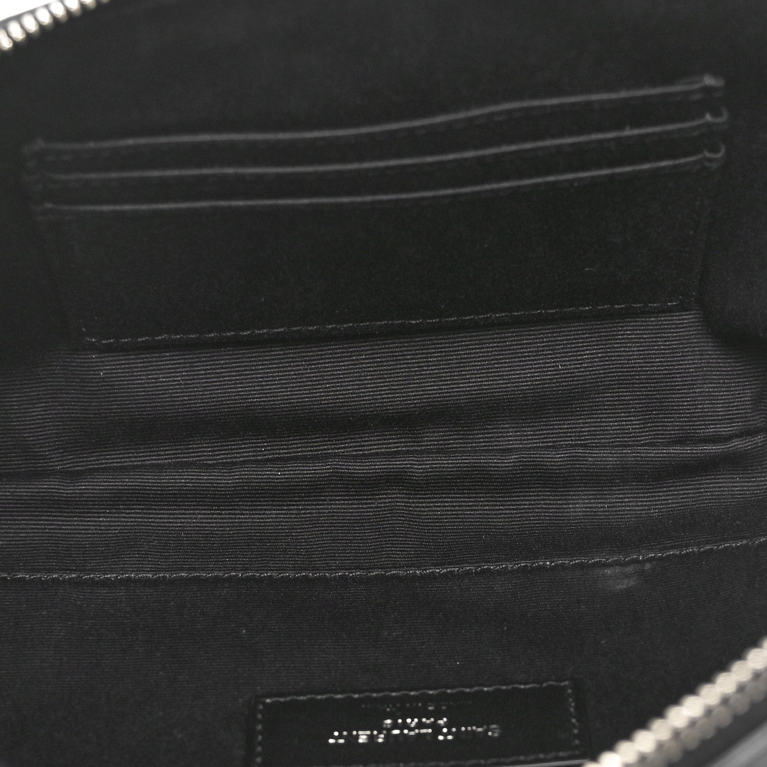 Saint Laurent Lambskin Monogram Belt Bag Black 5 of 10