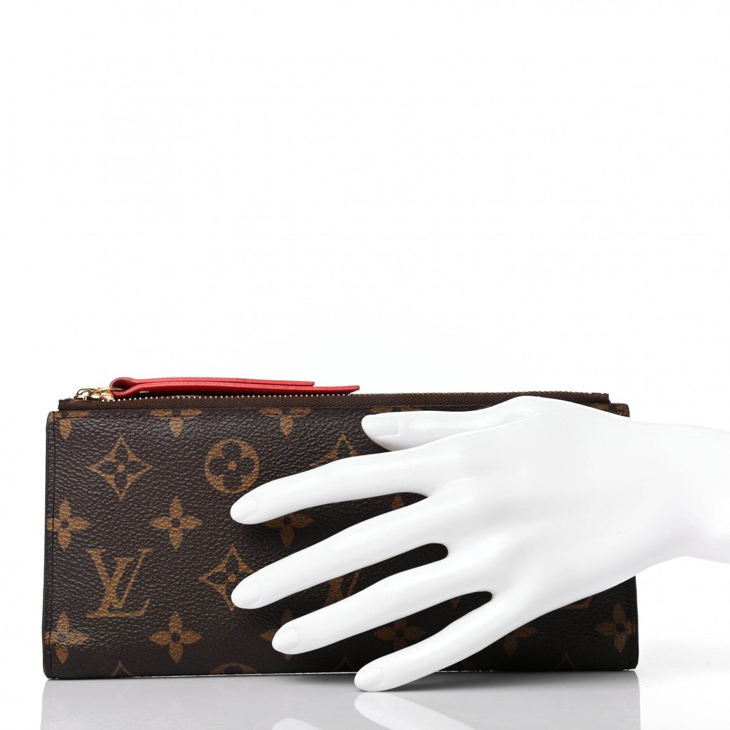 Monogram Adele Wallet Coquelicot