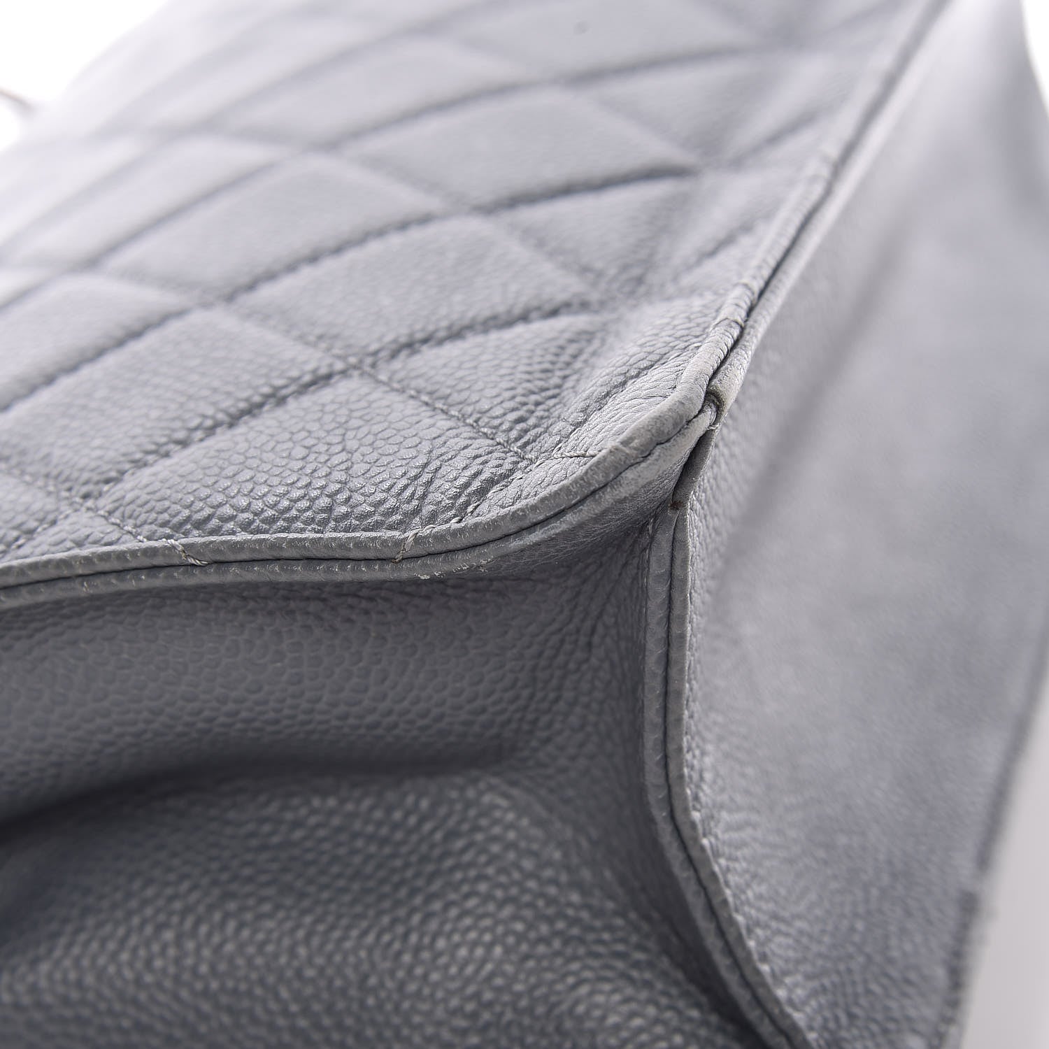 Chanel Caviar Quilted Large Retro Class Flap Grey 12 of 16