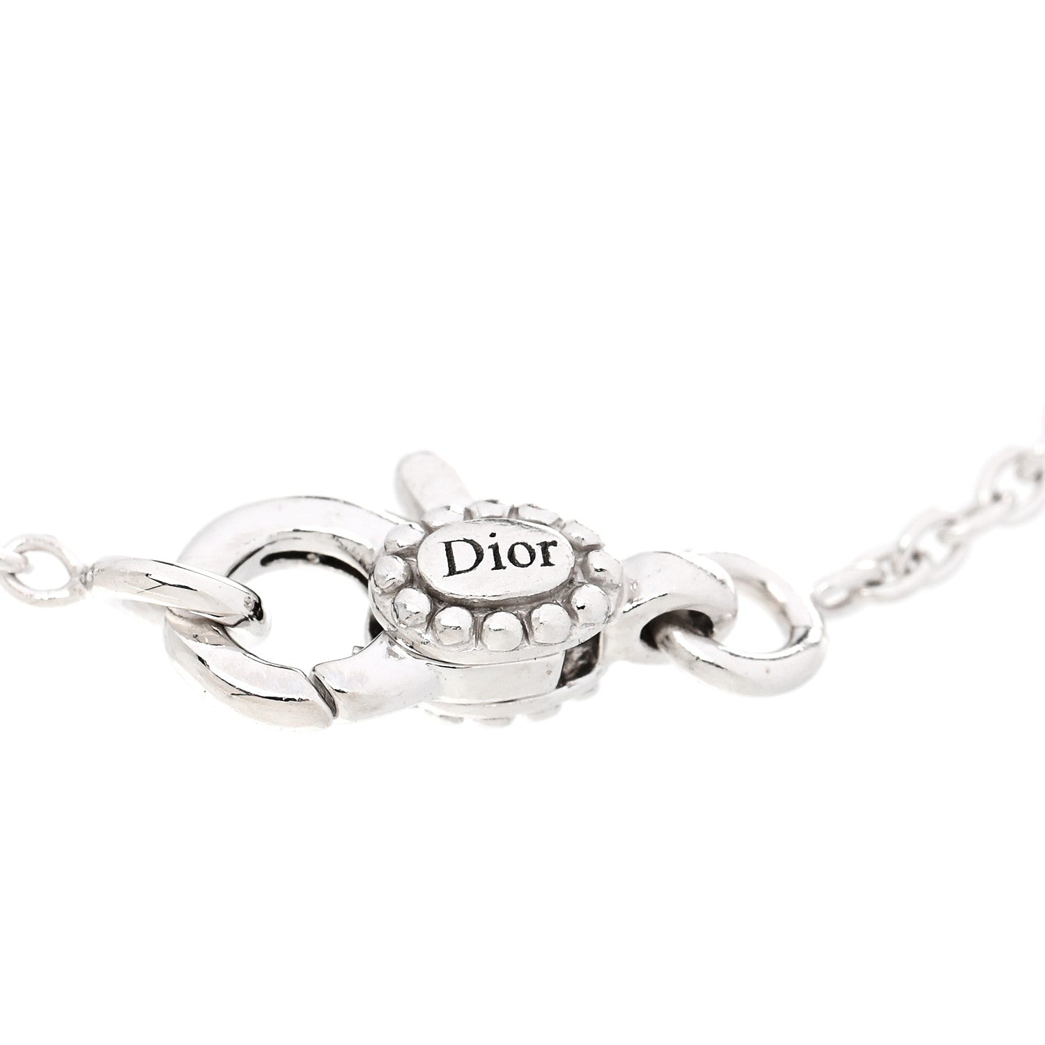 Christian Dior 18K White Gold Diamond XS Rose Des Vents Bracelet 4 of 6