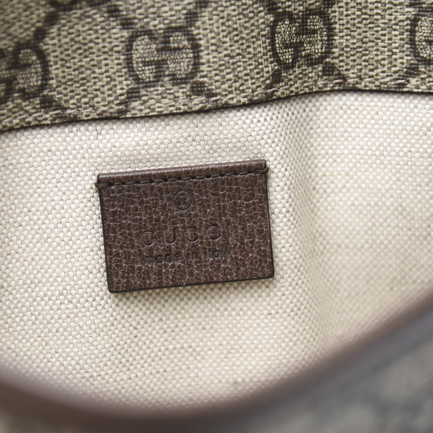 Gucci GG Supreme Monogram Neo Vintage Web Belt Bag Brown 5 of 11
