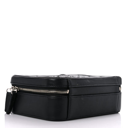 Chanel Lambskin Quilted Medium CC Filigree Vanity Case Black 4 of 22