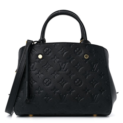 Louis Vuitton Empreinte Montaigne BB Black 1 of 10