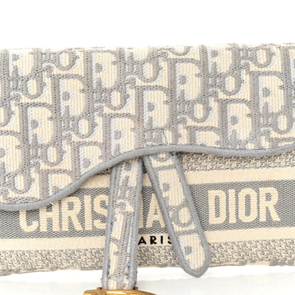 Christian Dior Oblique Saddle Belt Bag Grey 8 of 11