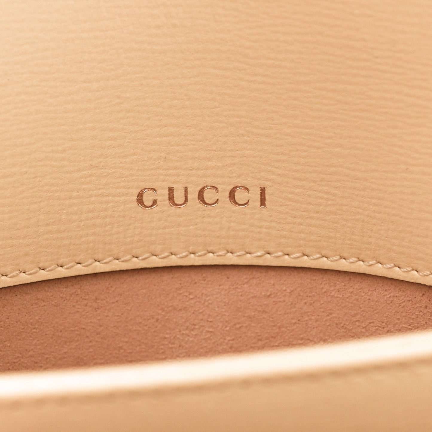 Azalea Calfskin Snakeskin Horsebit 1955 Shoulder Bag Wild Rose Beige