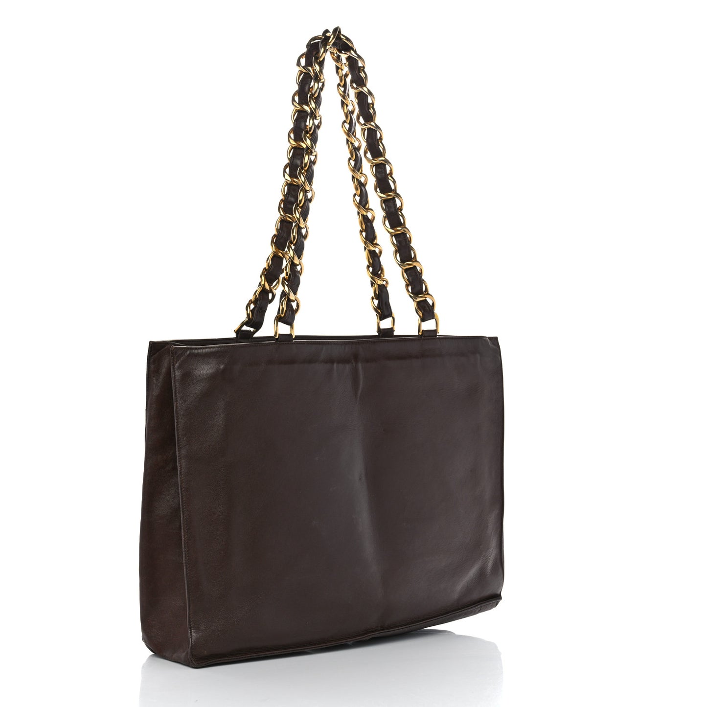 Lambskin CC Tote Brown