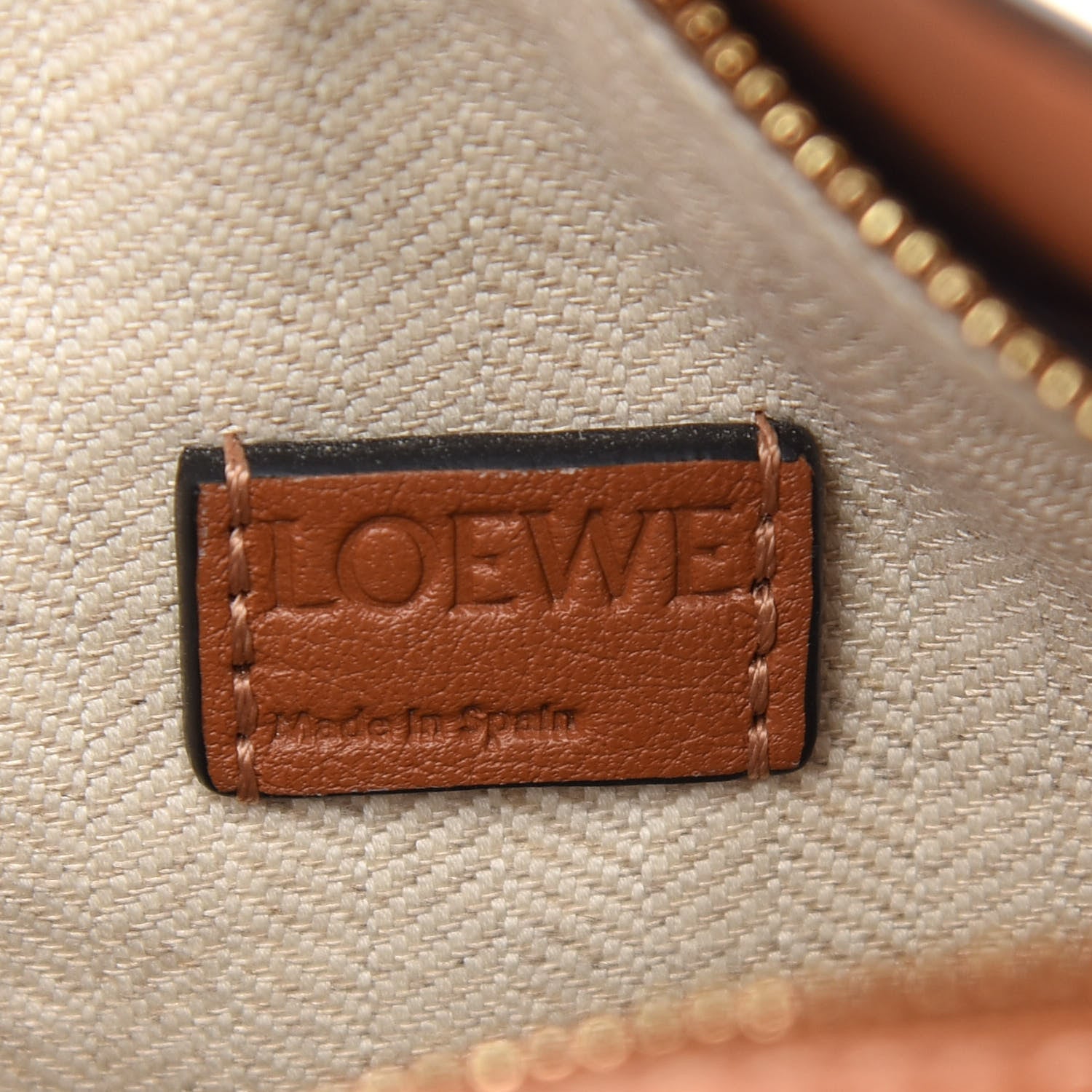 Loewe Calfskin Mini Puzzle Bag Tan Medium Pink 6 of 9