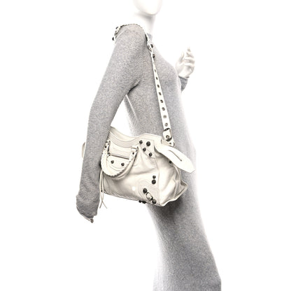 Balenciaga Agneau Arena Neo Cagole City Handbag Optic White 2 of 11