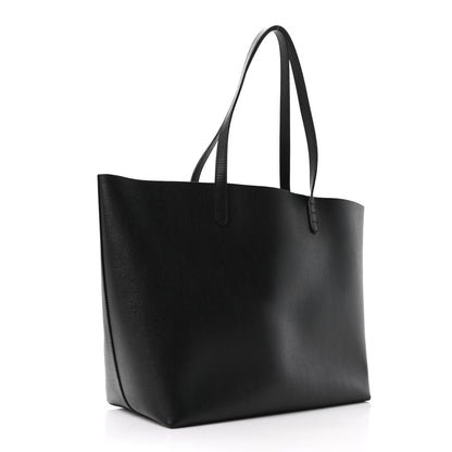 Mansur Gavriel Saffiano Large Shopping Tote Black 4 of 11