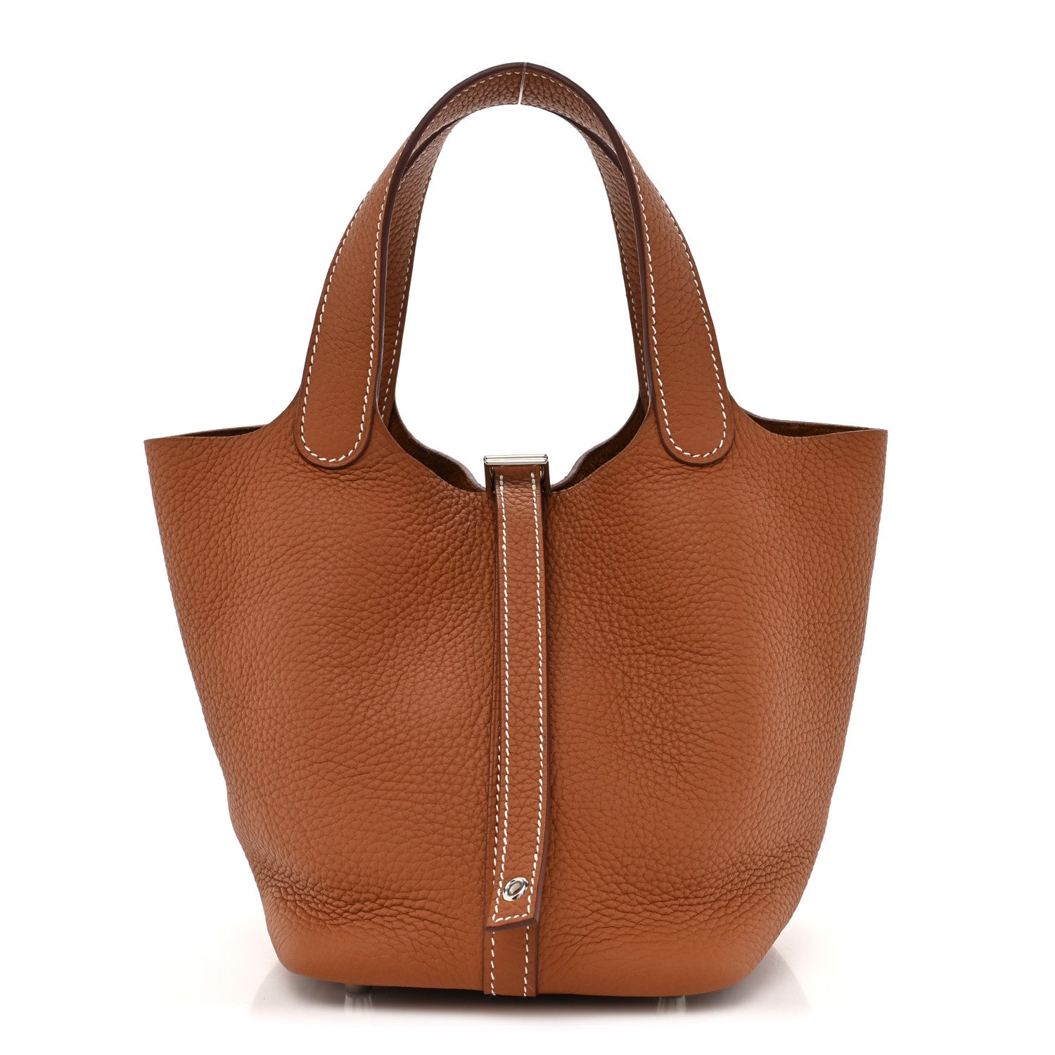 Hermes Taurillon Clemence Picotin Lock 18 PM Gold 1 of 11