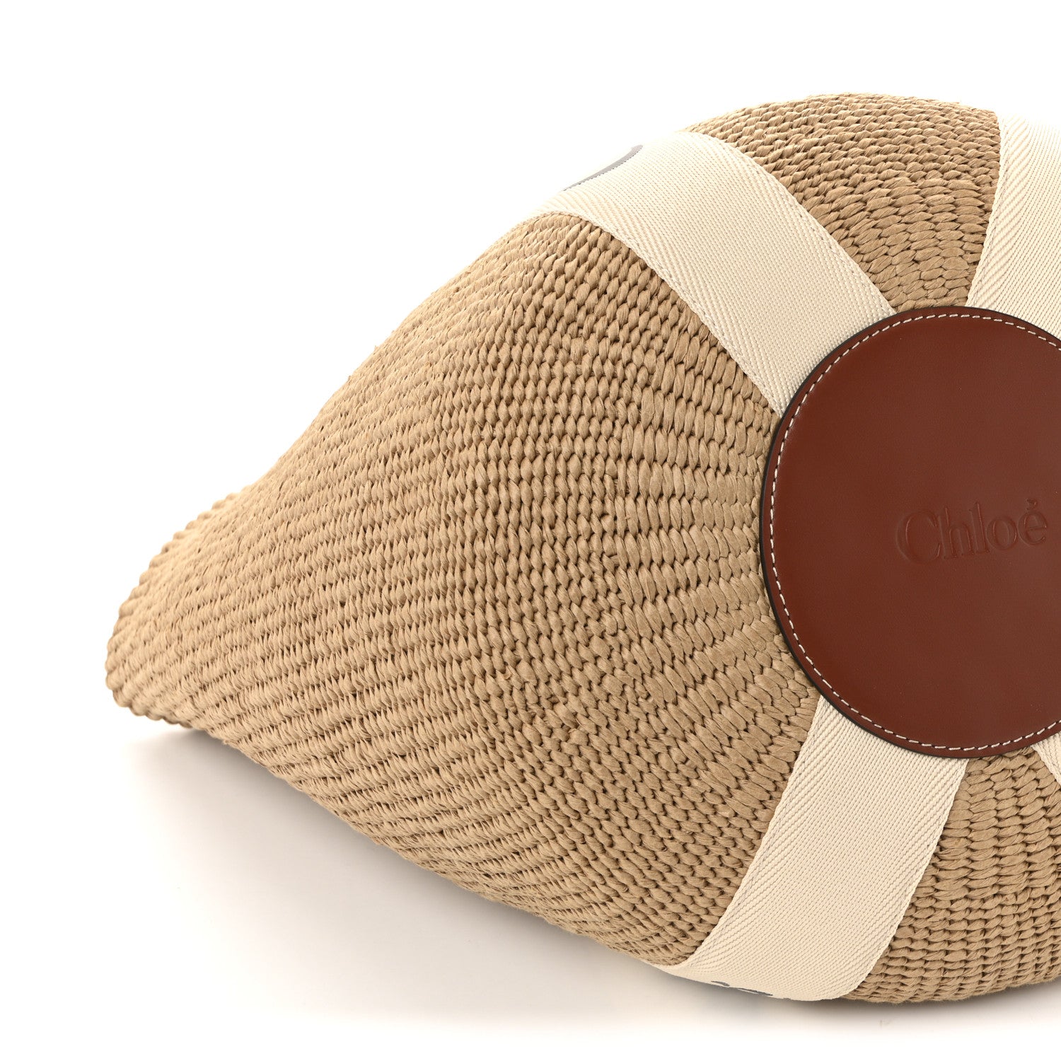 Chloe X MIFUKO Raffia Large Woody Basket Bag White 8 of 9