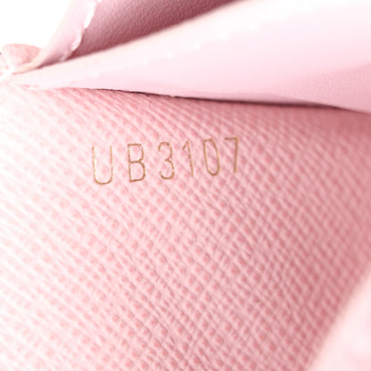 Louis Vuitton Damier Ebene Rosalie Coin Purse Rose Ballerine 7 of 9