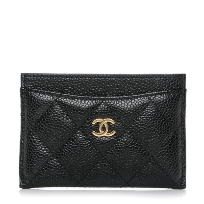 Chanel Caviar Quilted Card Holder Black 1 of 8