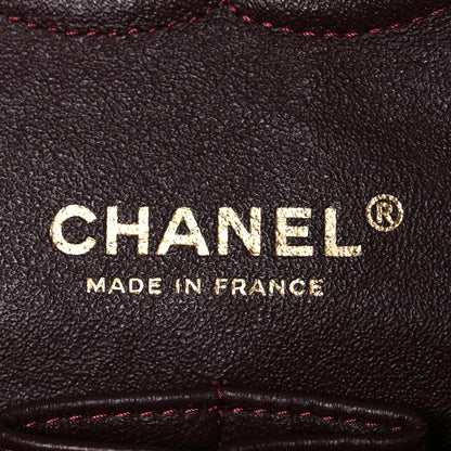Chanel Lambskin Quilted Medium Double Flap Black 6 of 10