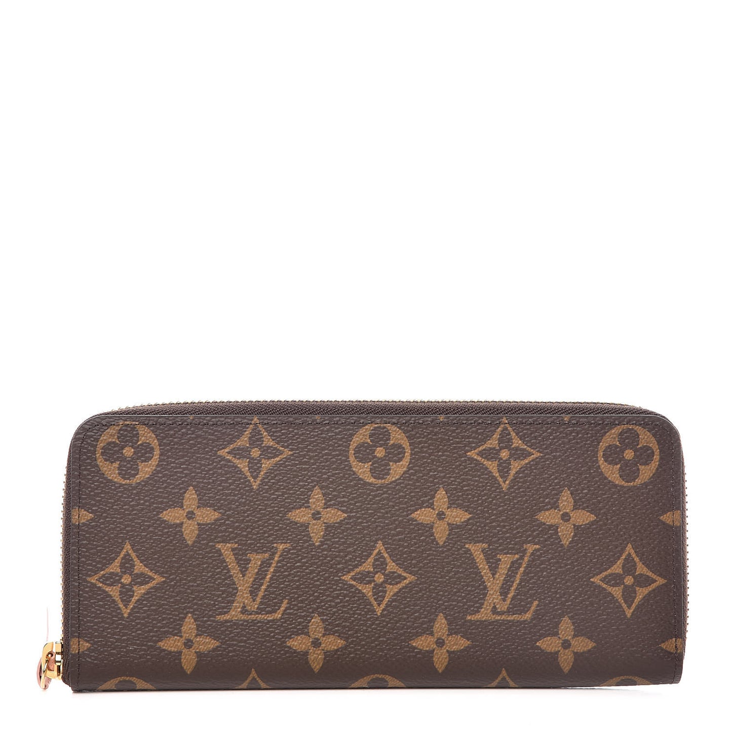 Monogram Clemence Wallet Rose Ballerine