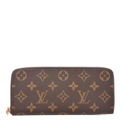 Louis Vuitton Monogram Clemence Wallet Rose Ballerine 1 of 9