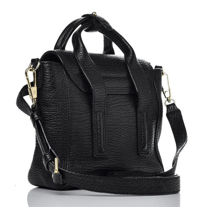 3.1 Phillip Lim Textured Calfskin Mini Pashli Satchel Black 3 of 9