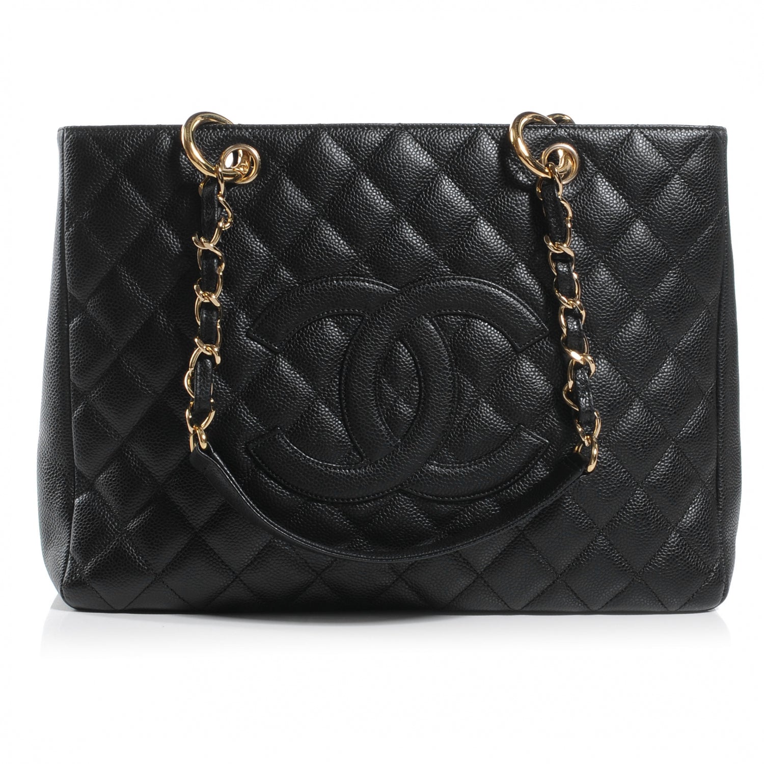Chanel Caviar Grand Shopping Tote GST Black 1 of 7
