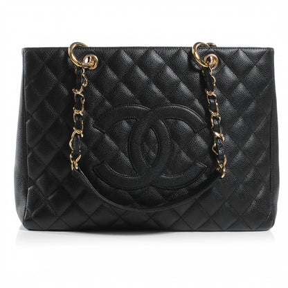 Chanel Caviar Grand Shopping Tote GST Black 1 of 7