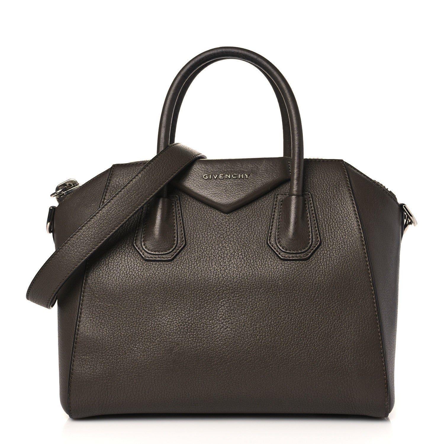 Givenchy Sugar Goatskin Small Antigona Heather Grey 1 of 16