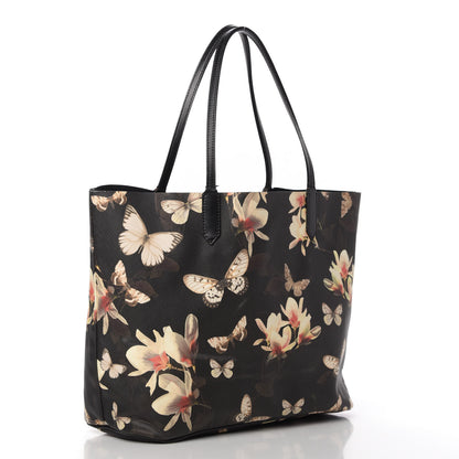 Givenchy Coated Canvas Magnolia and Moth Print Medium Antigona Tote Black 3 of 13