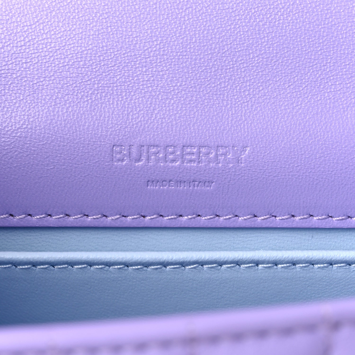 Burberry Lambskin Quilted Small Lola Bag Soft Violet 6 of 11