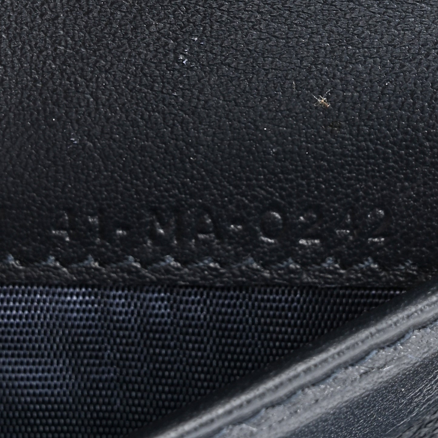 Oblique Saddle Lotus Wallet Blue