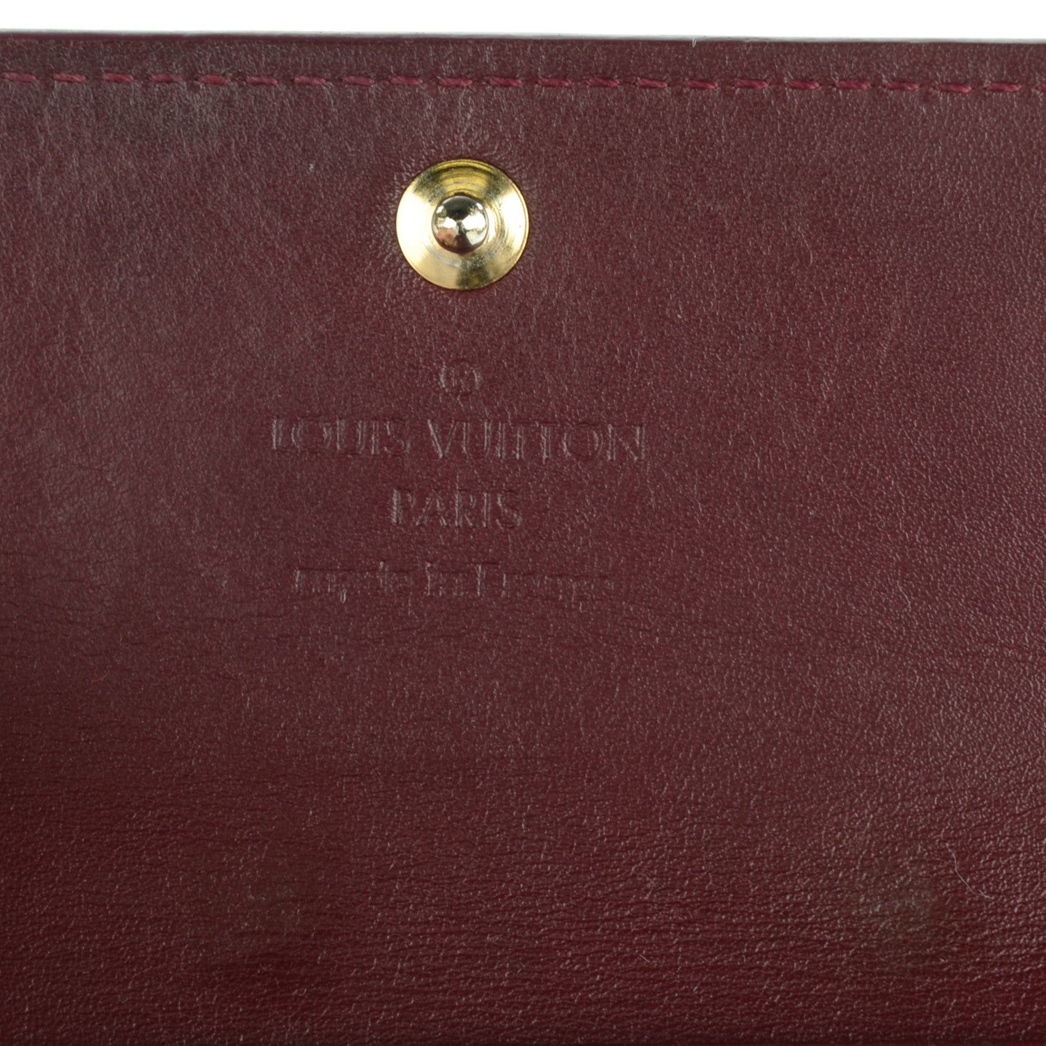 Louis Vuitton Vernis Multicles 4 Key Holder Rouge Fauviste 5 of 7
