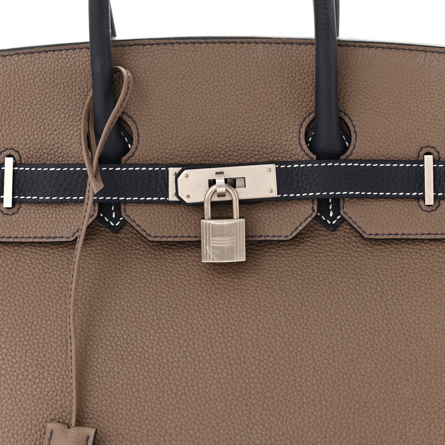 Togo Horseshoe Birkin 35 Etoupe Bleu Nuit